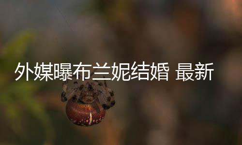 外媒文称为我的 最丈夫结婚兰妮新发曝布呼S